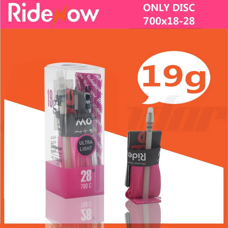 

RideNow TPU Bicycle Inner Tube 700x18C 23C 25 28 Tire 45/65/85mm French Valve Including Tire repair kit Ultralight New style