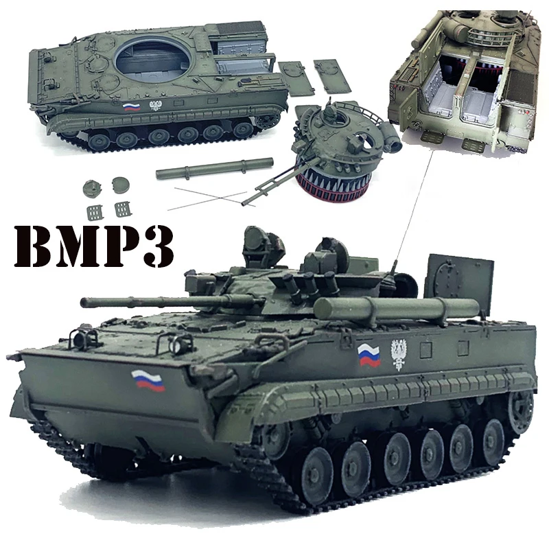 

Модель сборного танка BMP3 на русском языке в масштабе 1/72