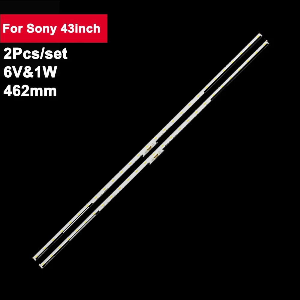 

Светодиодная подсветка для телевизора Sony, 2 шт., 462 мм, 6 в, 43 дюйма, E_RA24110096L43F00213NJ NLAW20455