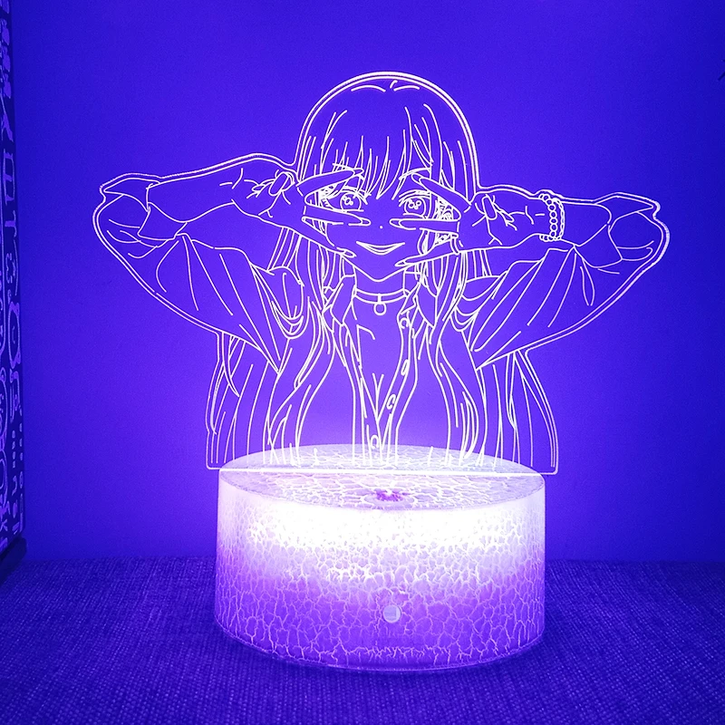 Sono Bisque Marin Kitagawa Anime Figure 3d Led Lamp Bedroom Manga Colours Chargeable Night Lights Acrylic Portrait Room Decor