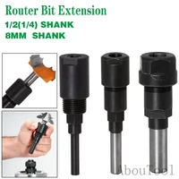 router bit extension 14 8mm 12mm 12 shank rod converter collet engraving machine accessories extension milling cutter extend