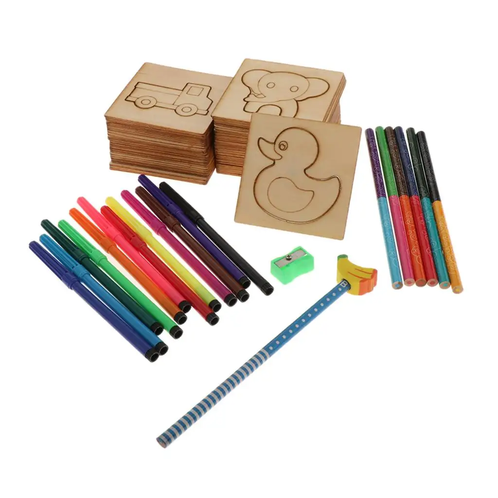 

Wooden Graffiti Stencils And Templates Colored Boys And Girls