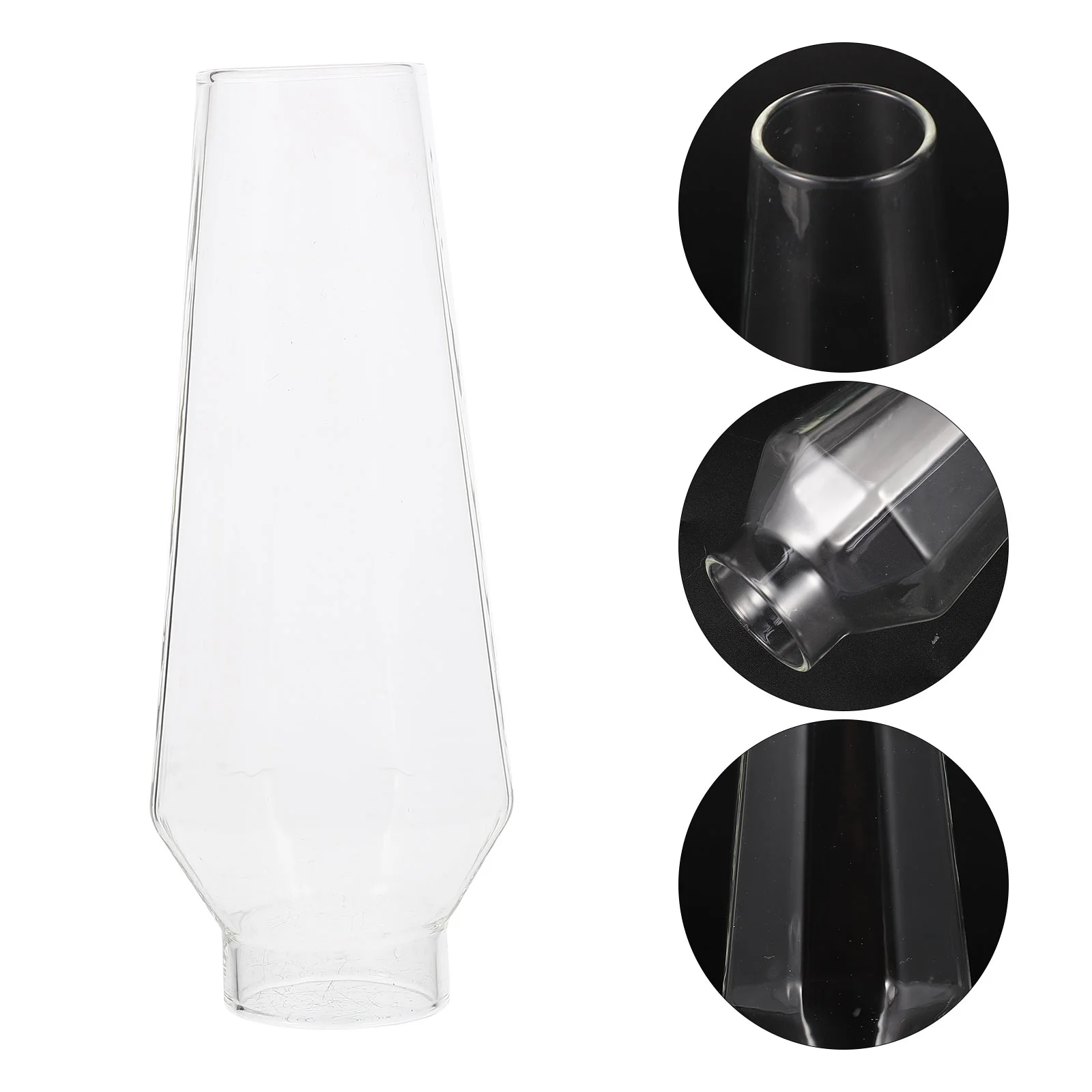 

Oil Lamp Chimney Frosted Texture Windproof Kerosene Lamp Glass Chimney Supply