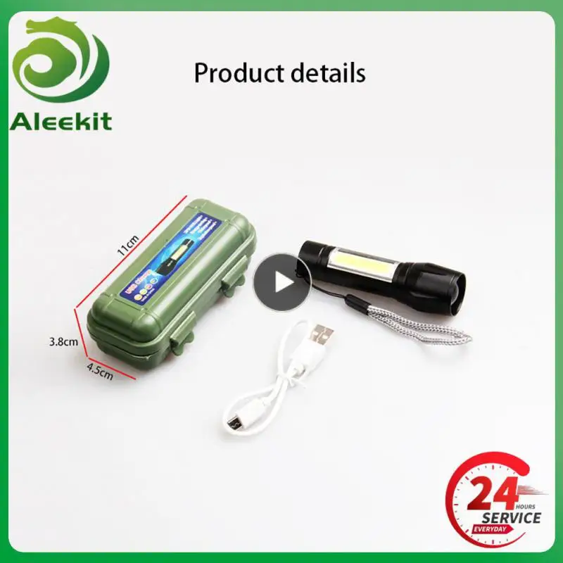 

300 Lumens Hiking Lights Anti-rust Aluminum Alloy Camping Lamp Camping Equipment Flashlights Convenient Tactical Torch Led