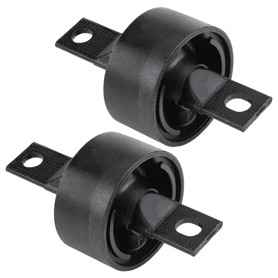 

New 2pcs Car Trailing Arm Bushings for Honda Civic CRX Del-Sol 52385-SR3-000 for Acura Iron Black Car Accessories