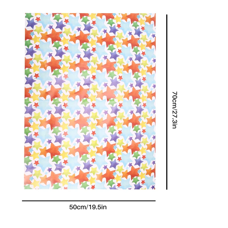 Радужная упаковочная бумага для дня рождения детский подарок перерабатываемый
