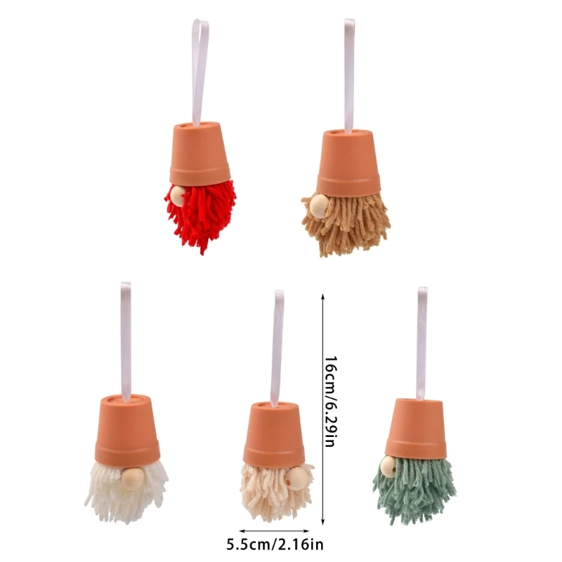 10шт Рождественская елка Гномы Эльф Декоры Подвесные куклы Украшения для