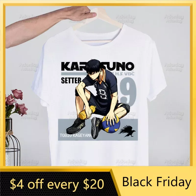 

Haikyuu Kageyama Tobio T-shirts Funny Hip Hop Summer Women Men Tshirts Streetwear Ulzzang Harajuku T-Shirt Shirt