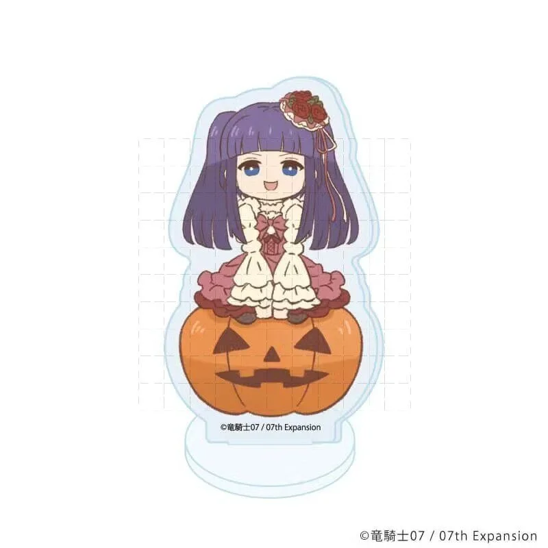 Фото Umineko When They Cry: Акриловая фигурка-подставка Беатрице Бернкастель (10 см) и брелок для ключей, настольные украшения №2