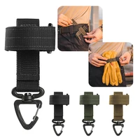 multi purpose glove hook outdoor camping equipment hanging military tactical nylon gloves climbing rope adjust storage buckle