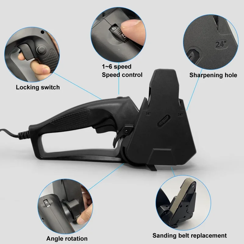 Ручная электрическая точилка для ножей
