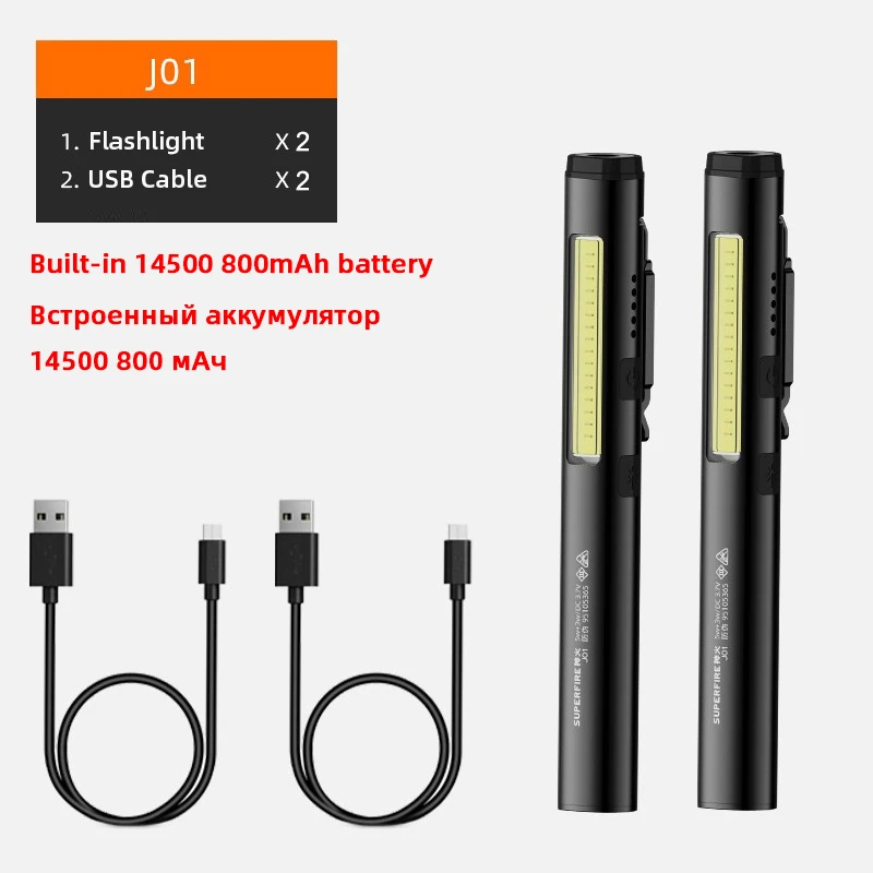 

SuperFire J01 Strong Light UV Flashlight 365nm Rechargeable Outdoor Long Distance Four Light Source With Magnet Torch