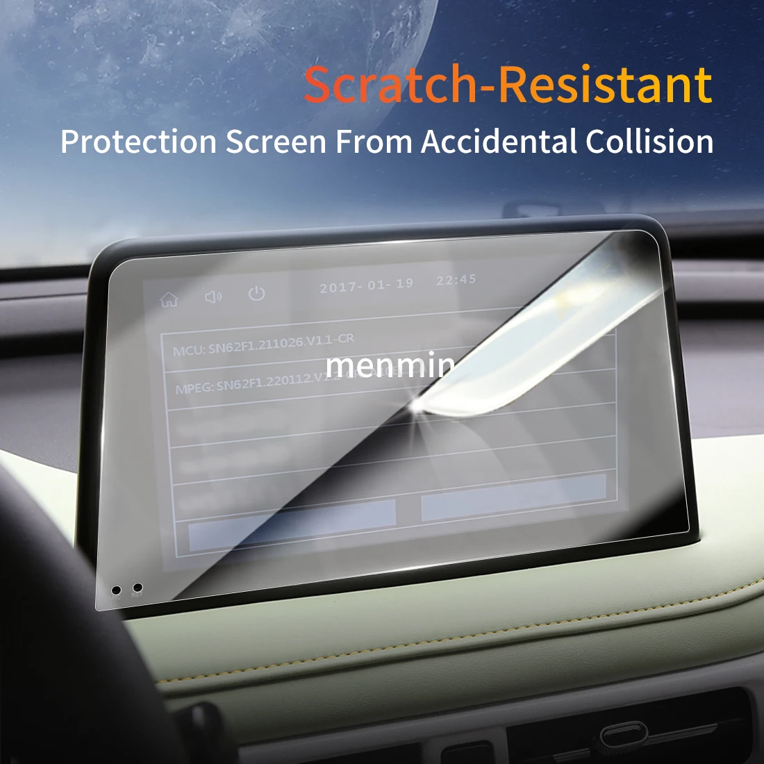 Автомобильные наклейки для Carplay защита экрана дисплей Аксессуары автомобилей