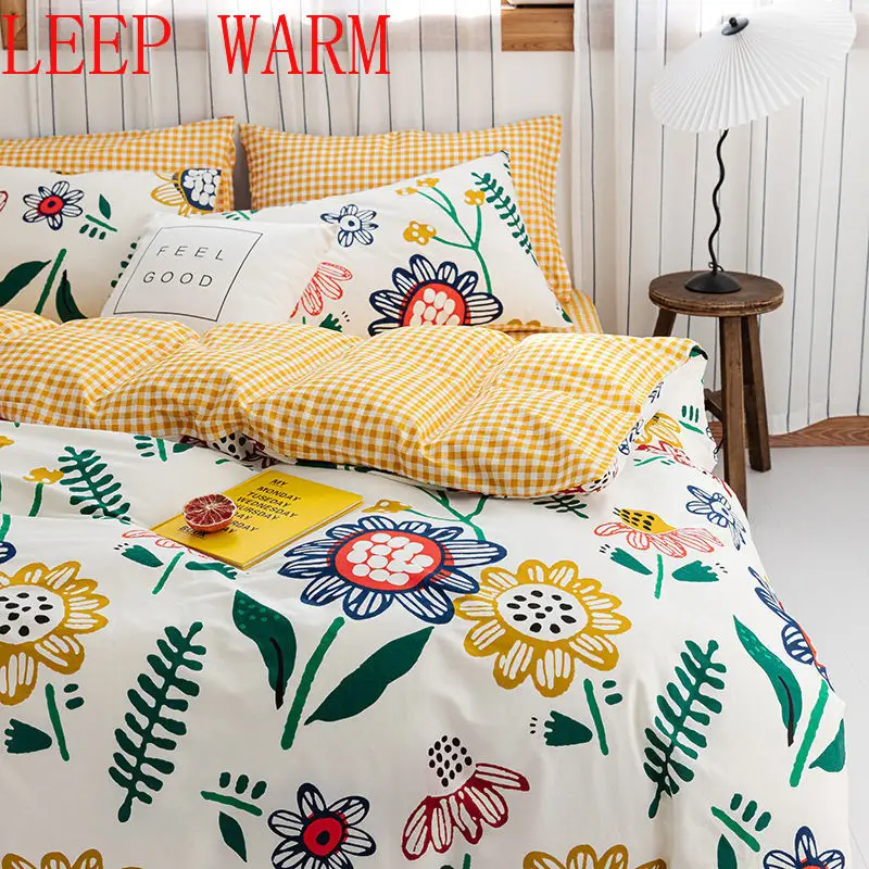 

2022 Four-piece Cotton Quilt Cover Four-piece Bedding