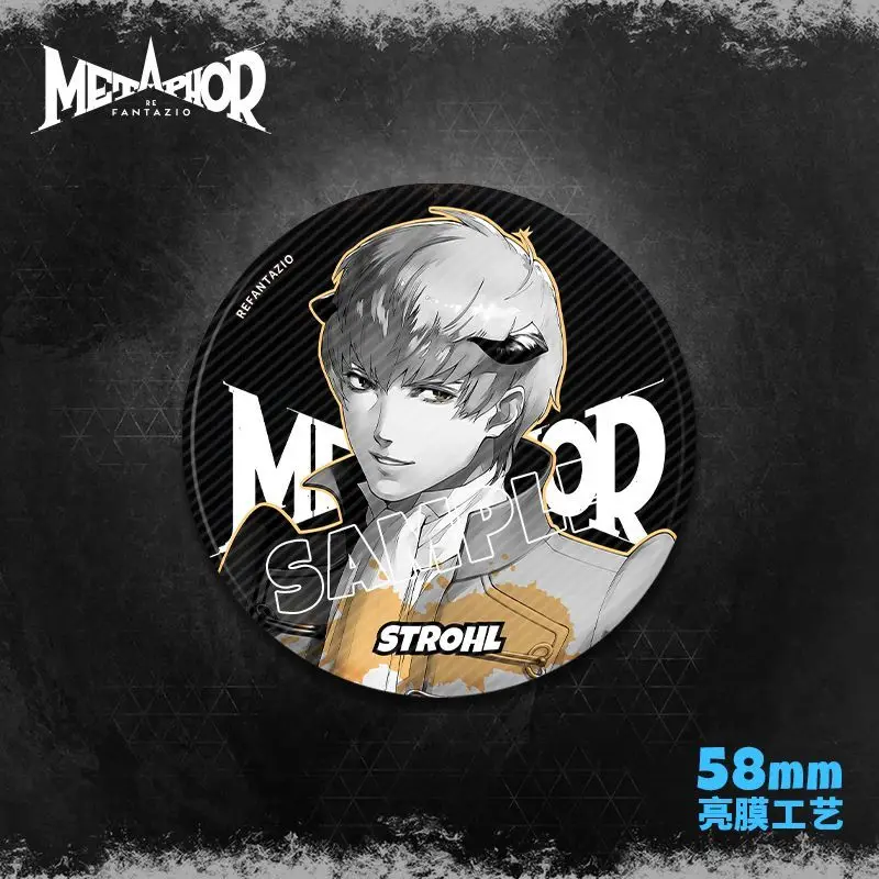 58/75 мм Metaphor Refantazio игровые периферийные устройства значок украшения аниме-фигурка