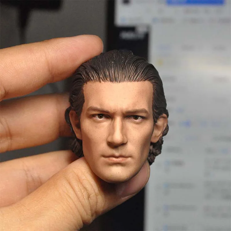 

The Mask of Zorro 1/6 Scale Antonio Banderas Head Sculpt Model Toy for 12in Action Figure Phicen Tbleague Collection