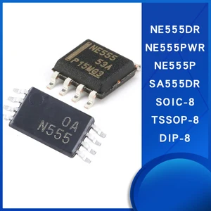 5pcs NE555DR NE555PWR NE555P SA555DR Single-channel timer/oscillator Precision timer IC
