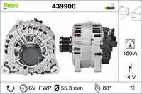 

VALEO 439906 ALTERNATOR 12V 150A VALEO TYPE CMAX 10 FIESTA VI 0817 FOCUS III 1117 KUGA II 14 MONDEO IV 0714 CONNECT COURIER