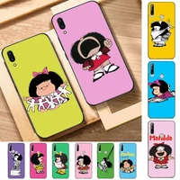 mafalda phone case for huawei y 6 9 7 5 8s prime 2019 2018 enjoy 7 plus