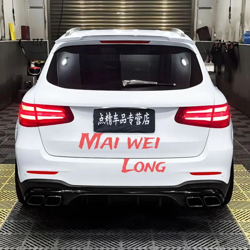 Для Mercedes Benz GLC M стиль задний спойлер на крышу крылья X253 250 300 350 GLC43 AMG Carnard Splitter Body Kit