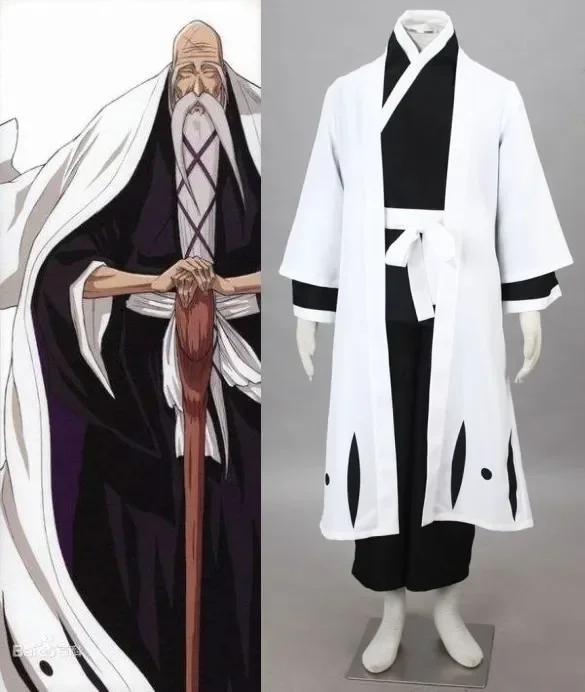 Bleach Yamamoto Genryuusai Shigekuni костюмы для косплея на Хэллоуин