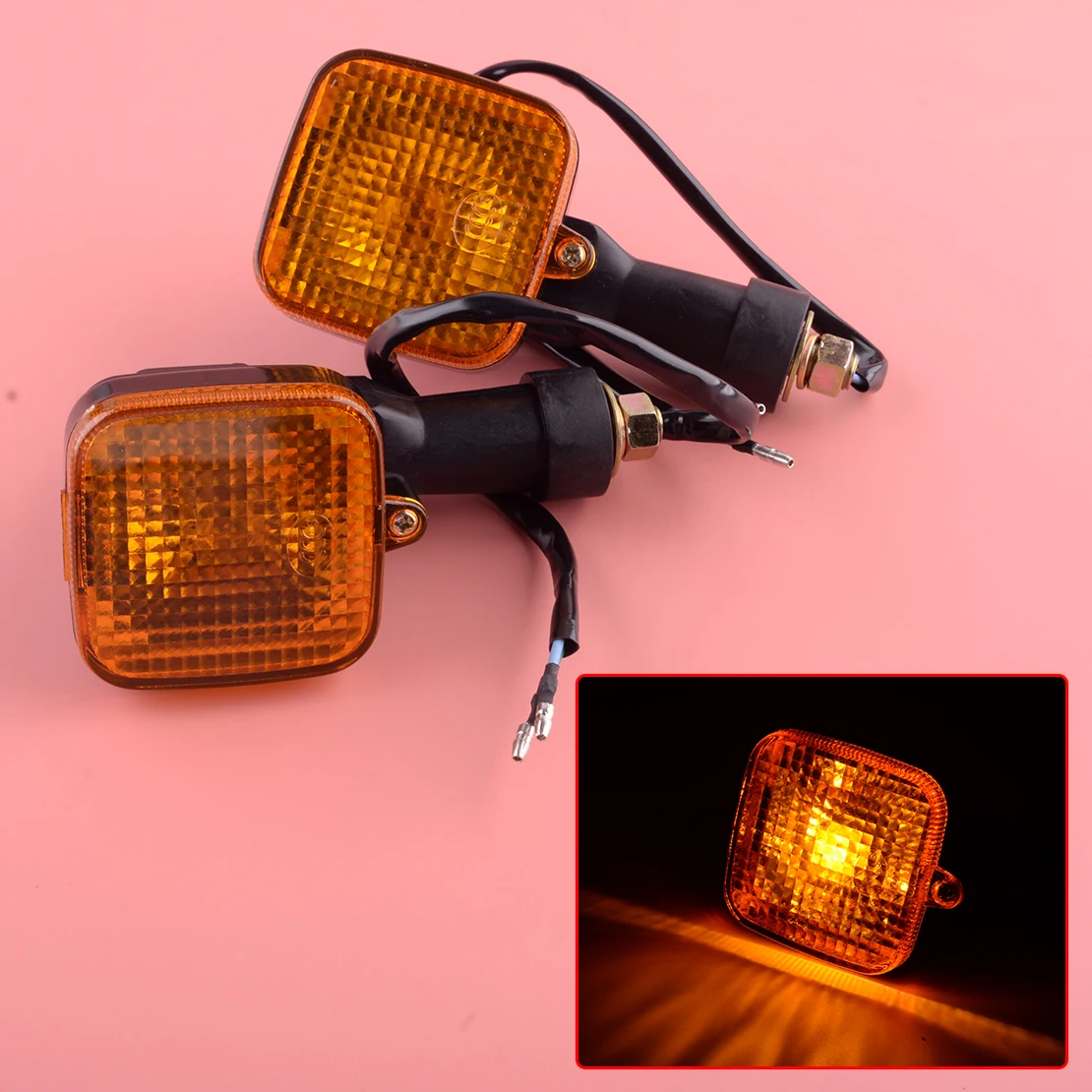 

Указатель поворота оранжевого цвета для Honda CT110 Postie Bikes 1993-2008 2009 2010 2011 2012 2013, 1 пара