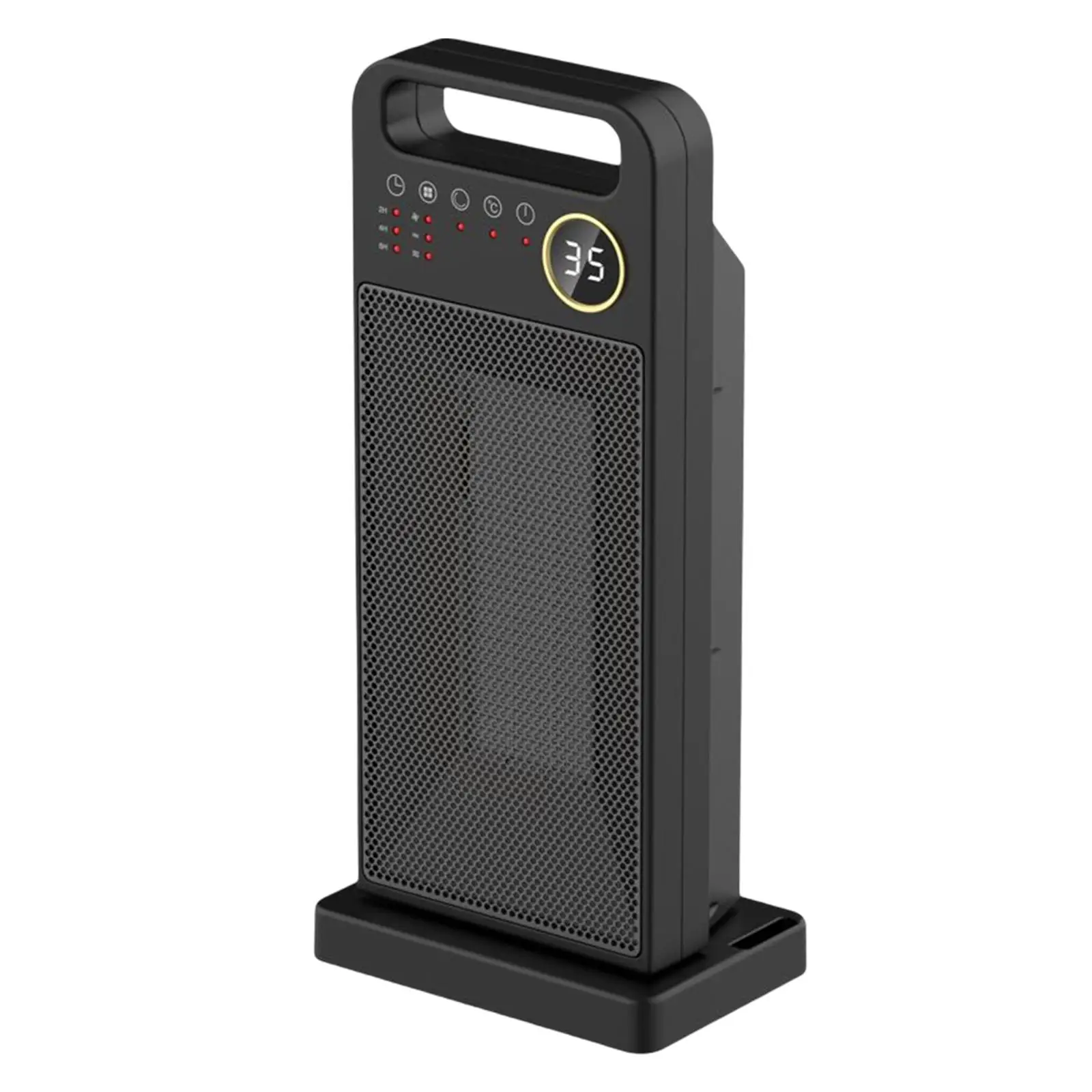 

Small Space Heater 1200W Fan Heater Adjustable Heater with Remote Control for Living Room