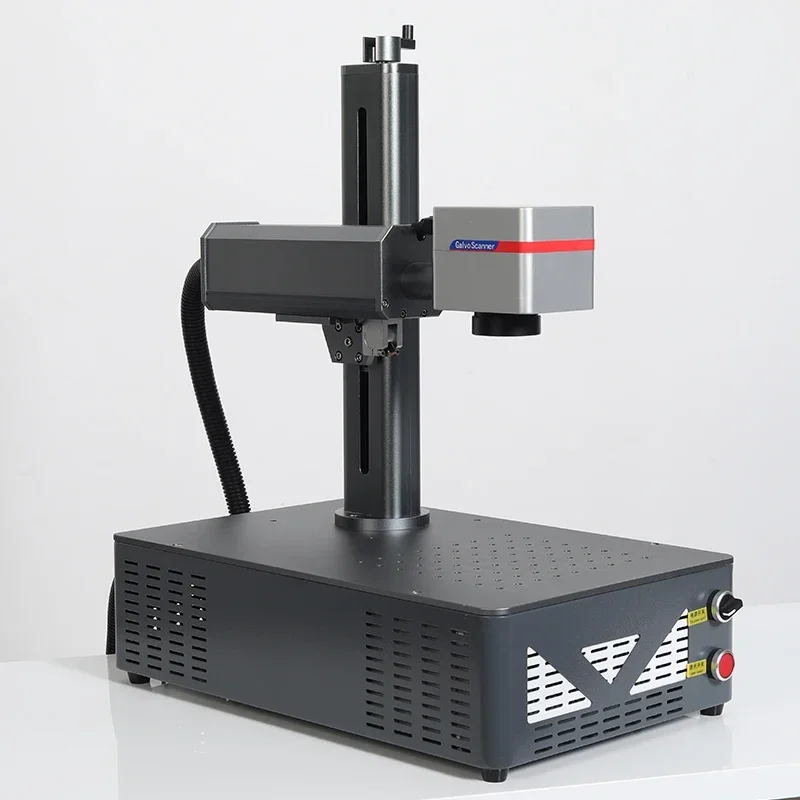 Цена Портативная волоконная лазерная маркировочная машина 20 Вт 30 50 Настольная