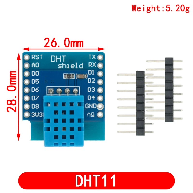 Макетная плата Esp8266 D1 Mini Pro с Wi-Fi Nodeu Ws2812 Rgb Dht11 Dht22 Am2302 Relay Ds18b20 Bmp180 Motor Voor Wemos набор