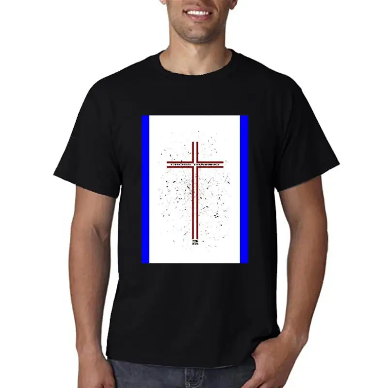 

Название: Дизайнерская футболка с перекрестным фоном, Мужская смешная футболка, мужские футболки с юмором, стиль Харадзюку