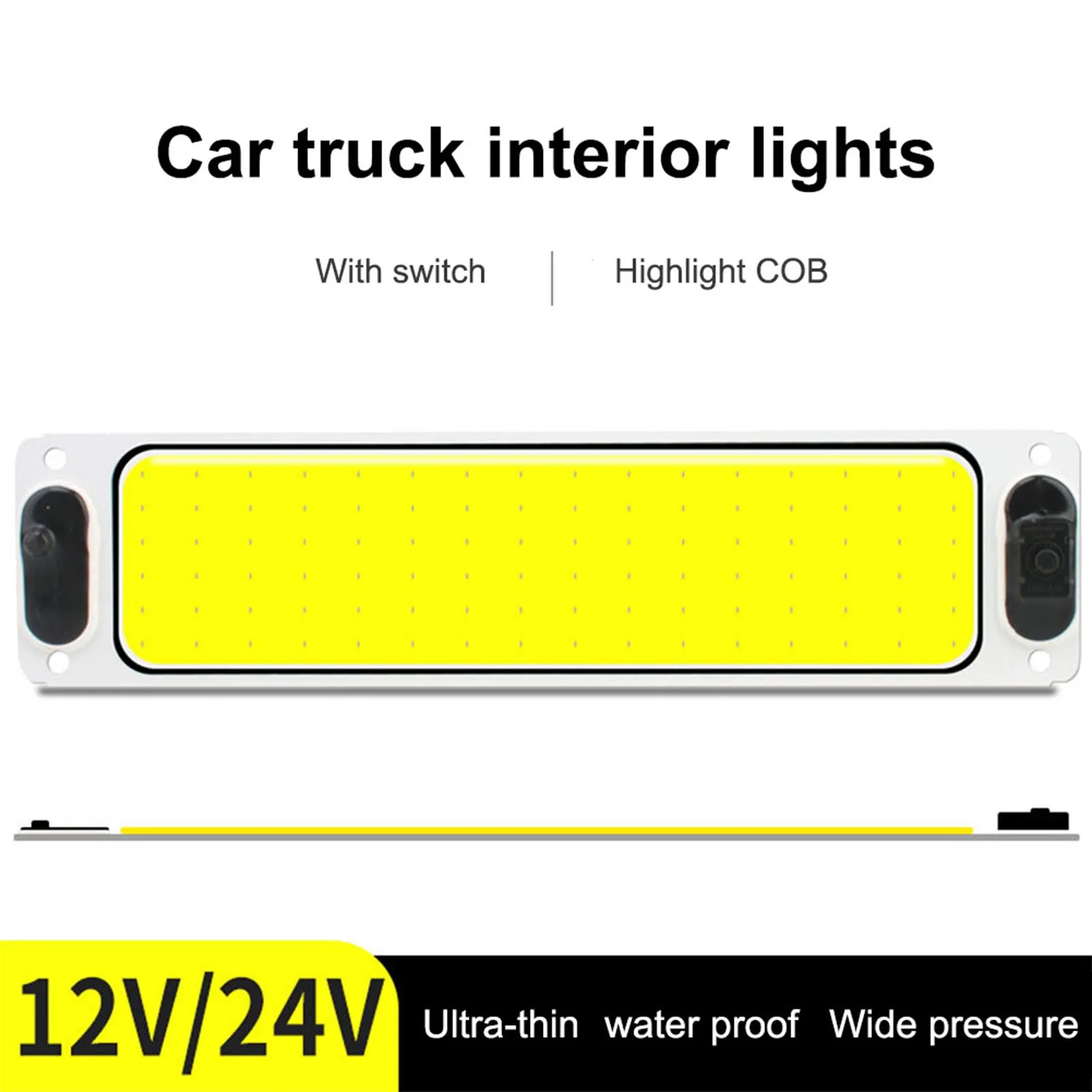 

Лампа светодиодная купольная универсальная, 12-24 В, 108 бусин, 2/4 шт.