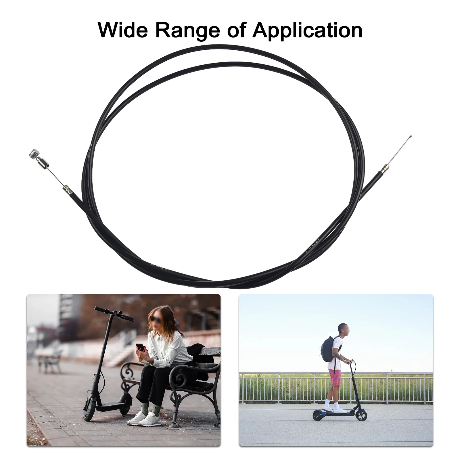 1 шт., Ремонтный тормозной трос, 185/197 см