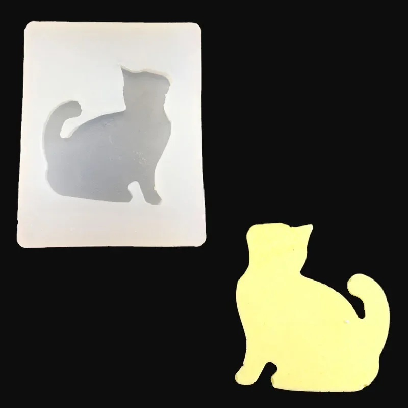 Силиконовая форма сделай сам в форме кошки подвеска инструменты для