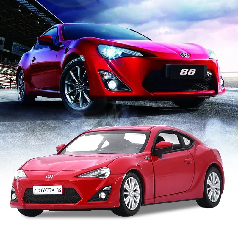 

1:36 TOYOTA GT86 масштаб, модель автомобиля из сплава, металлические Литые подарки, игрушки, детская коллекция украшения-игрушки дисплей F45