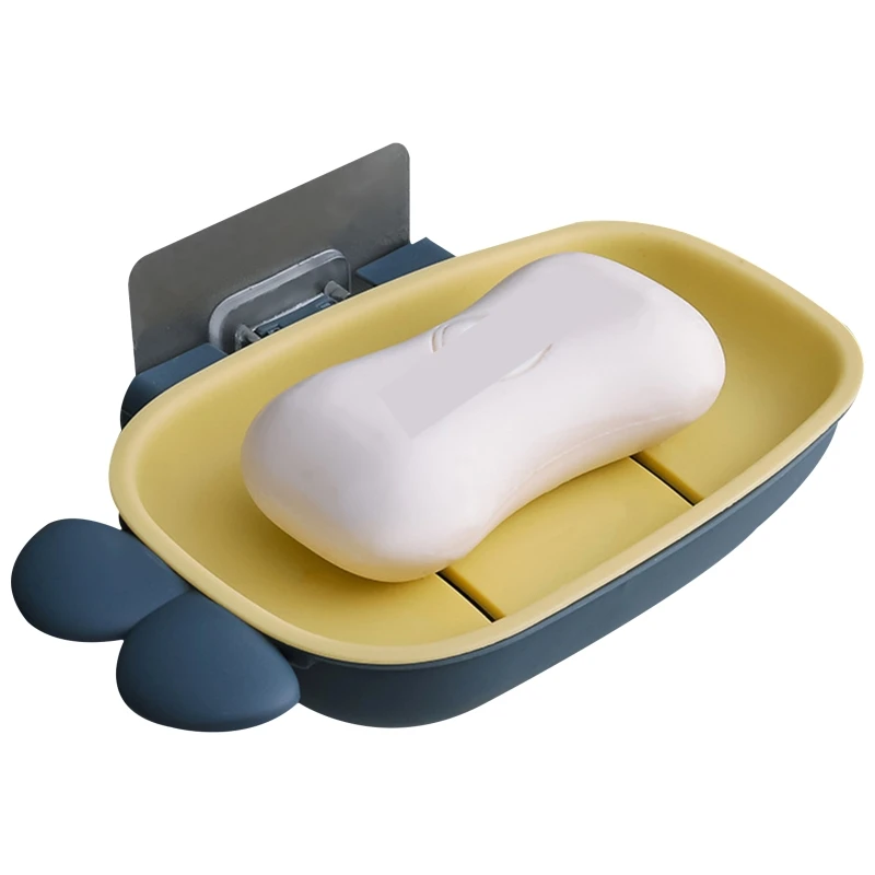

Bathroom Plastic Drain Soap Box Cute Carrot Soap Rack Dishcloth Storage Box Modern Soap Dish Prevent Stagnant Water