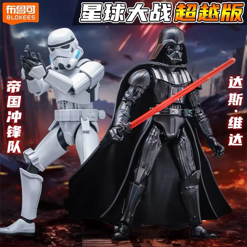 Фото Коллекционные фигурки BLOKEES Star Wars: Мандалорец, Дин Джарин, Грогу, Бо-Катан, Люк. Сборные модели. Подарок. №1