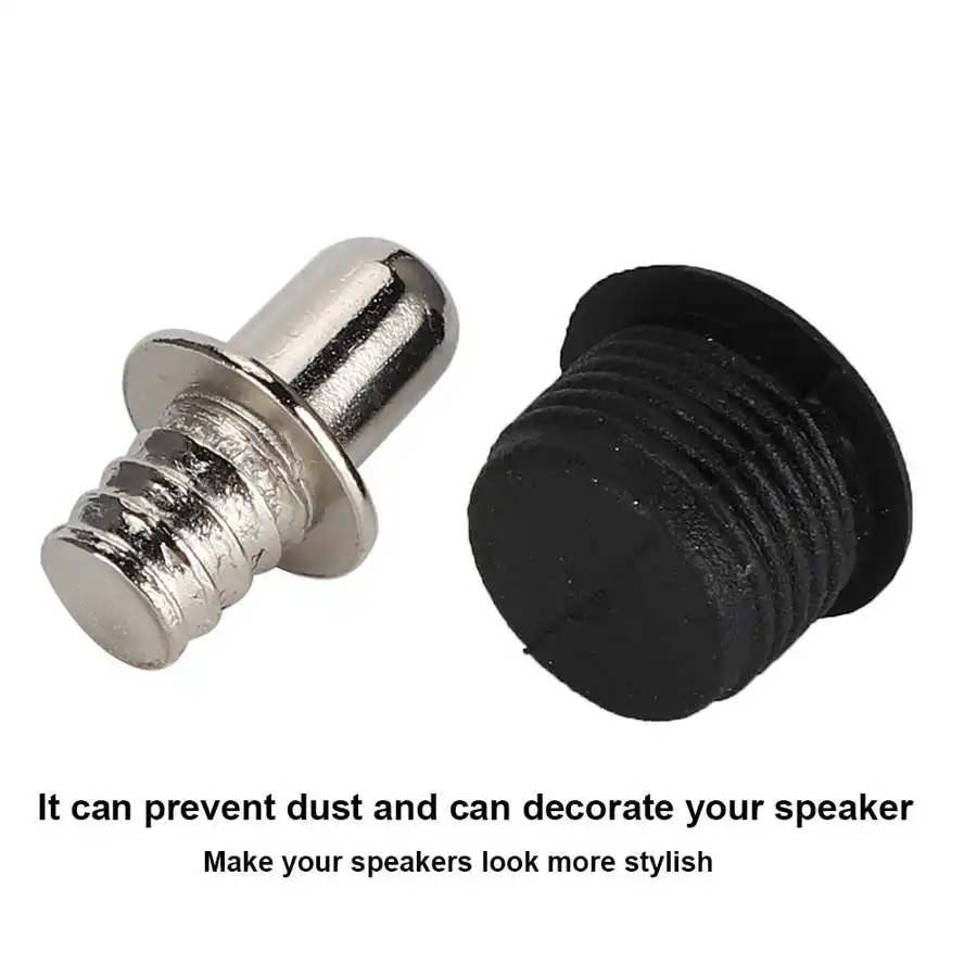 10pcs Snap Fastener Sound Box Mesh Cover Frame Speaker Body Plastic + Metal Button | Электроника