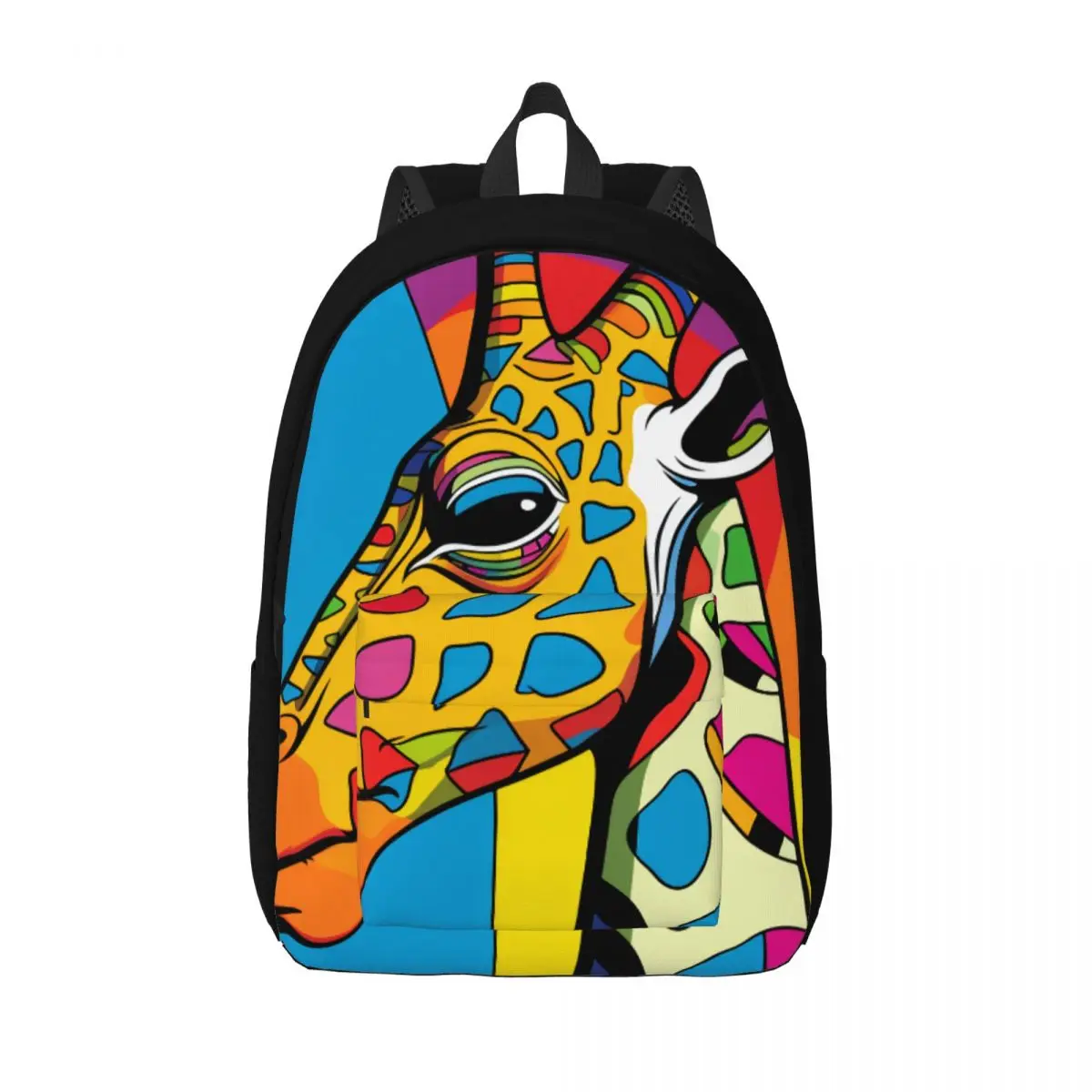 

Giraffe Canvas Backpacks Character Plan Illustration Soft Kawaii Backpack Jogging Bags