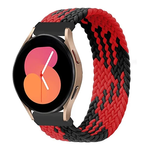 Ремешок Плетеный для Samsung Galaxy watch FE/7/6/5 Pro/4 classic Active 2 Solo, браслет для huawei watch gt 4-3-2e, 22 мм 20 мм