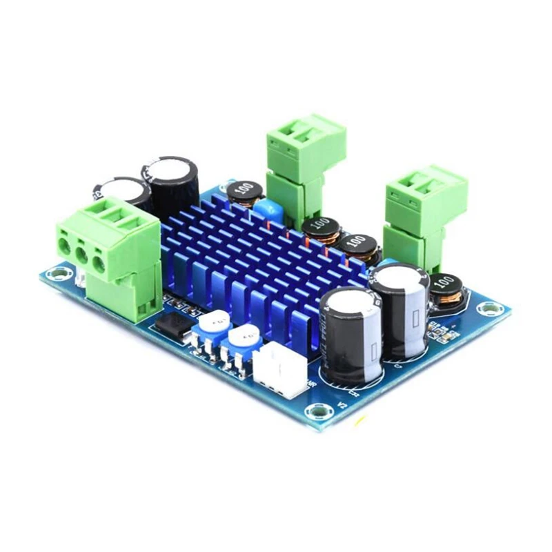 

XH-M572 High-Power Digital Power Amplifier Board TPA3116D2 Chassis Dedicated To Plug-In 5-28V Output 120W
