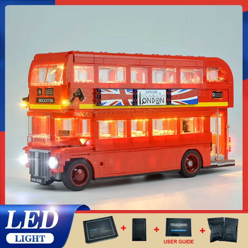 Фотообои сделай сам для LEGO 10258 Лондонский автобус (только фотосессия без модели