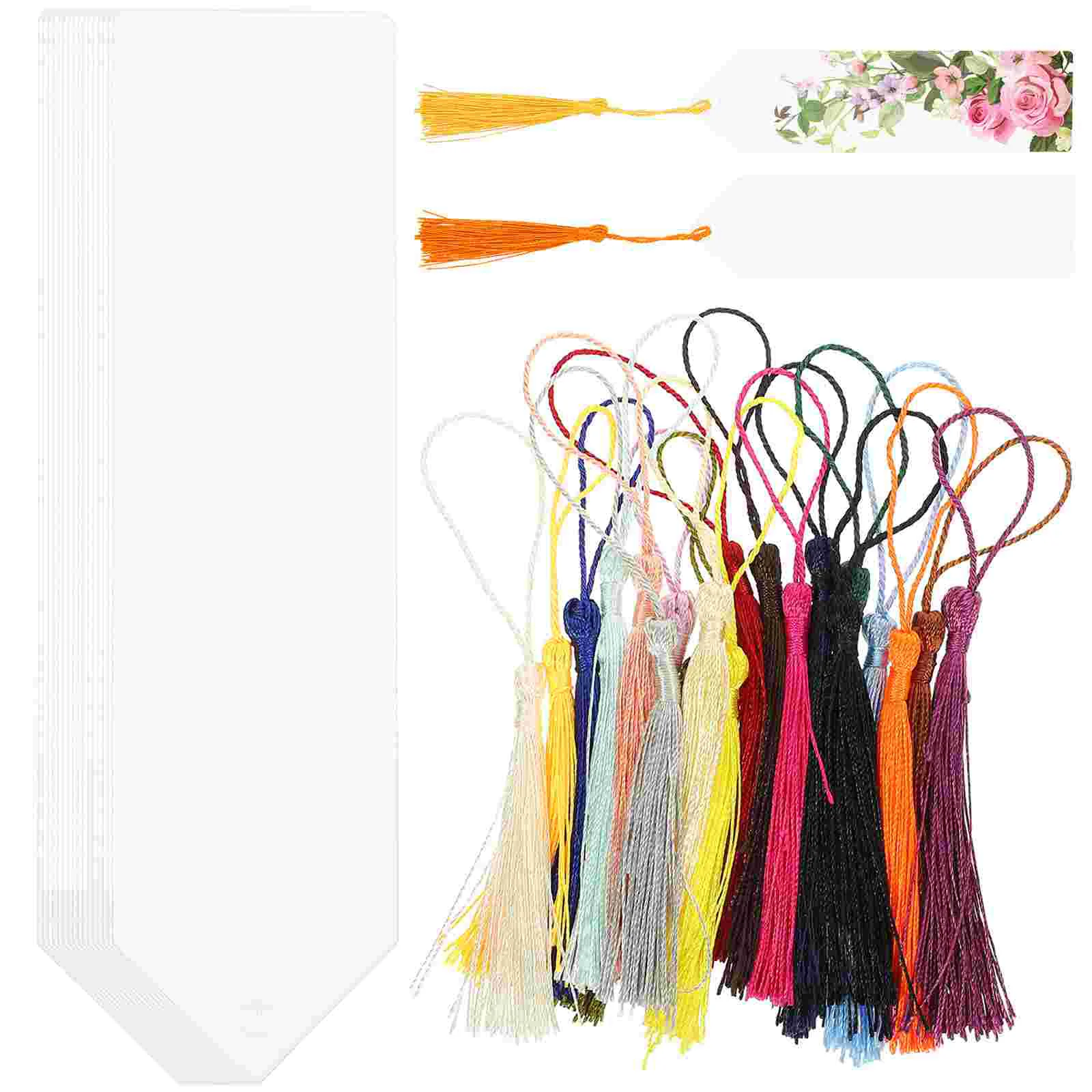 

Blank Book Marker Acrylic Page Tassels Diyteachers Kidstasselstudent Office Holder Clear Convenient Markers Craft Supplies Gift