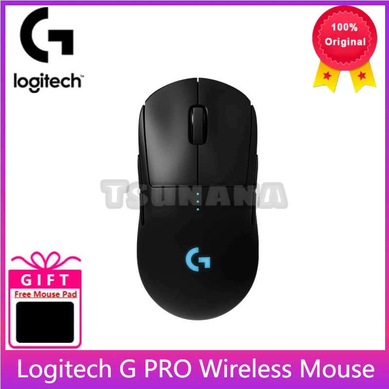 

Logitech G PRO Wireless Gaming Mouse HERO 16000 DPI Sensor Laser Gaming Mice LIGHTSPEED RGB Dual Mode Mice POWERPLAY Compatible