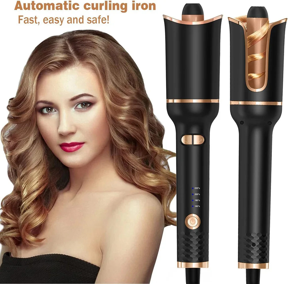 

Curling Irons Automatic Hair Curler Rollers Electric Rotating Hair Waver Air Curling Wand Ceramic Hair Crimpler Styling Tools