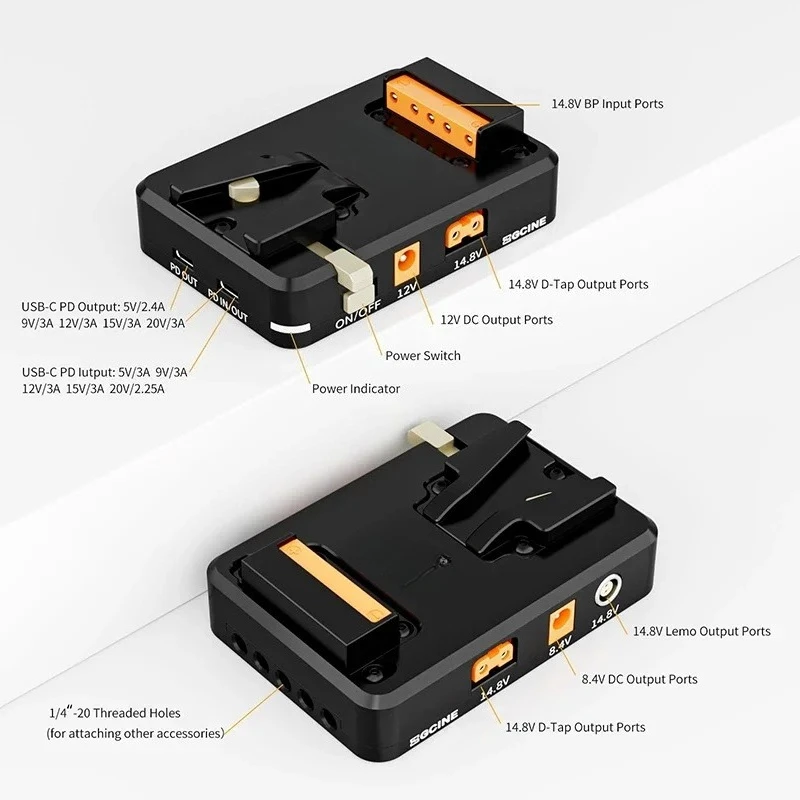Комплект аккумуляторных пластин V-Mount ZGCINE VM-VP1 Kit1VP1 Kit3VP2 Kit1VP2 Kit3 для аккумуляторов серии ZGCINE V-Mount (art.: 3920dc1c9d732) - 3920dc1c9d732