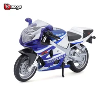 bburago 118 suzuki gsx r750 genuine authorized simulation alloy motorcycle model toy car die casting model gift collection