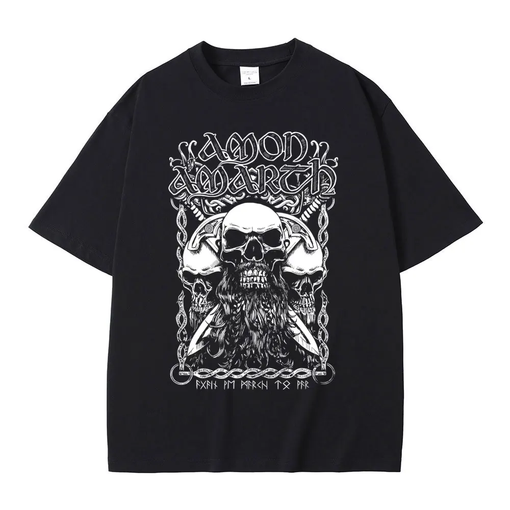 Мужская Винтажная футболка с эмблемой рок-группы Amon Amarth Jomsviking альбомная рисунком