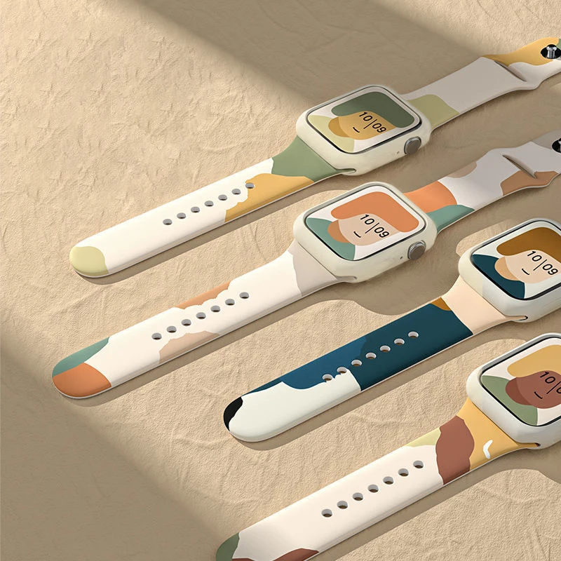 Ремешок силиконовый для Apple Watch Band S7 SE 38 мм 40 41 42 44 45 |
