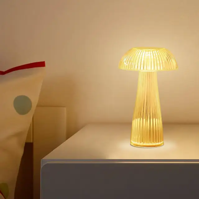 Mushroom Decor Light Romantic Bedside Desk LED Lamp Desktop Ornament Gifts For Boys Girls Kids For Children's Room Living rooms 2
