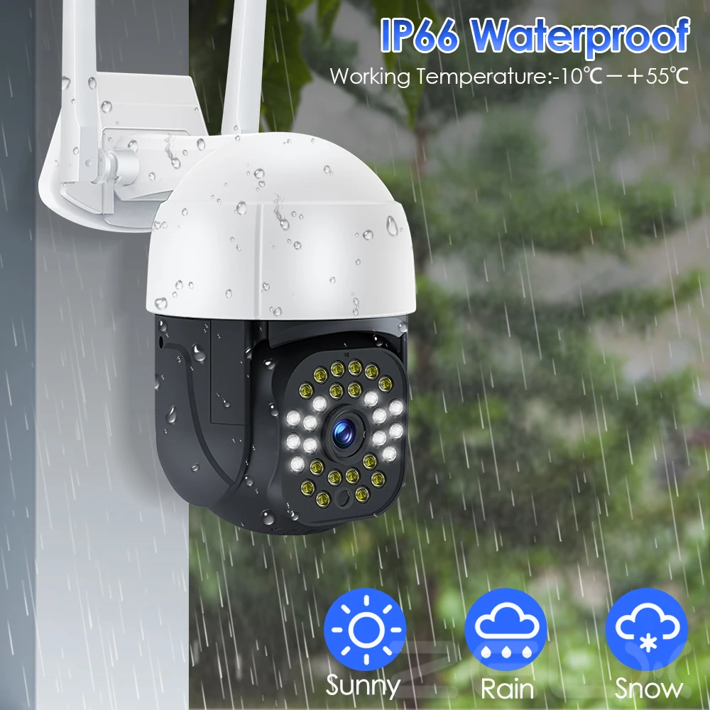 8-мегапиксельная IP-камера 4K Наружная PTZ-камера Wi-Fi 5-мегапиксельная HD-камера с